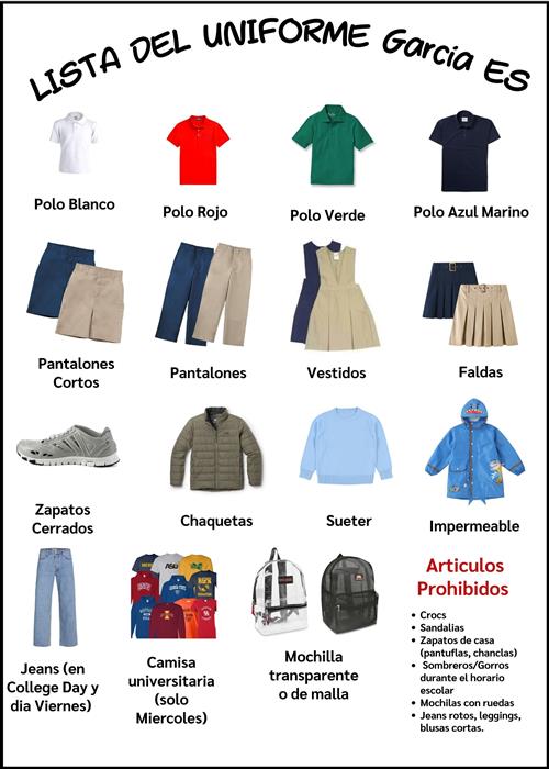 Spanish student dress code